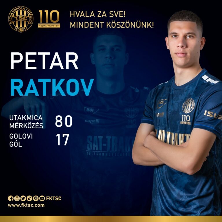 Petar Ratkov je potpisao ugovor sa Red Bull Salzburgom FK TSC